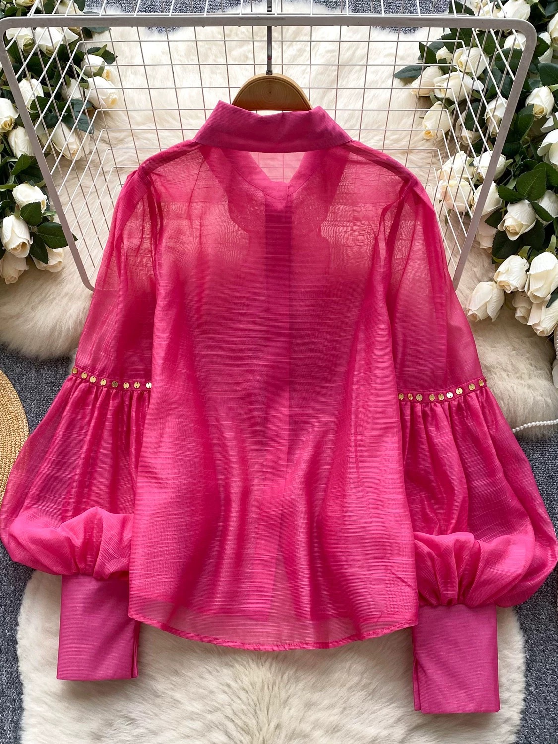 Crushing hearts Korean blouse BE377 images